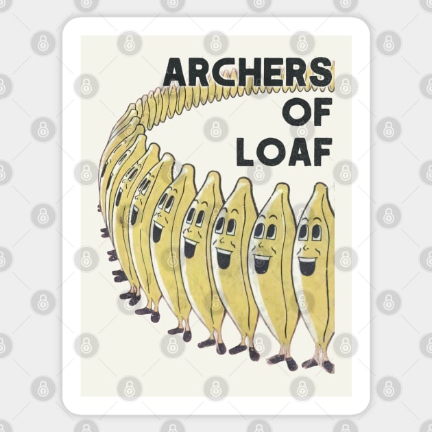 Archers Of Loaf ∆ Retro Style Fan Design Sticker by unknown_pleasures